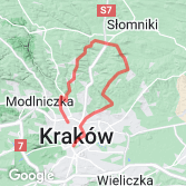 Mapa Z wiatrem czy pod wiatr w stronę Słomnik
